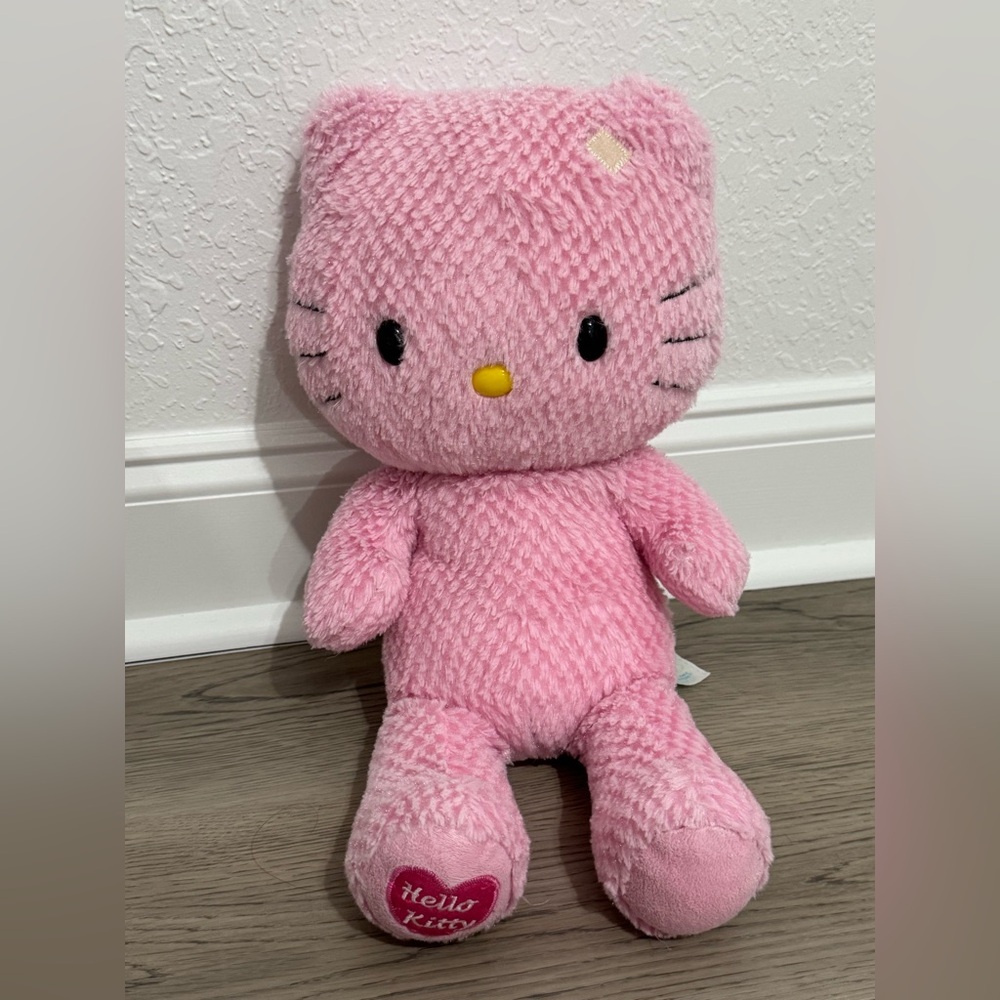 Build-A-Bear - Hello Kitty - Pink Waffle Sanrio Plush Soft Toy Doll 18” RETIRED